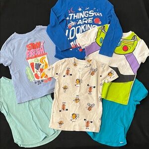 Set of 6 Boys Graphic Tees.  Size 4T